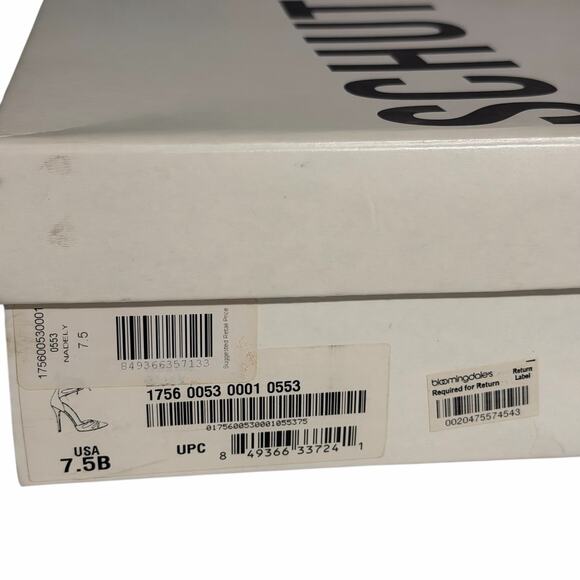 Schutz Black Leather Lace Up Heels Size 7.5B - Picture 3 of 13